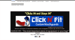 Desktop Screenshot of clicknfitmouthguards.com